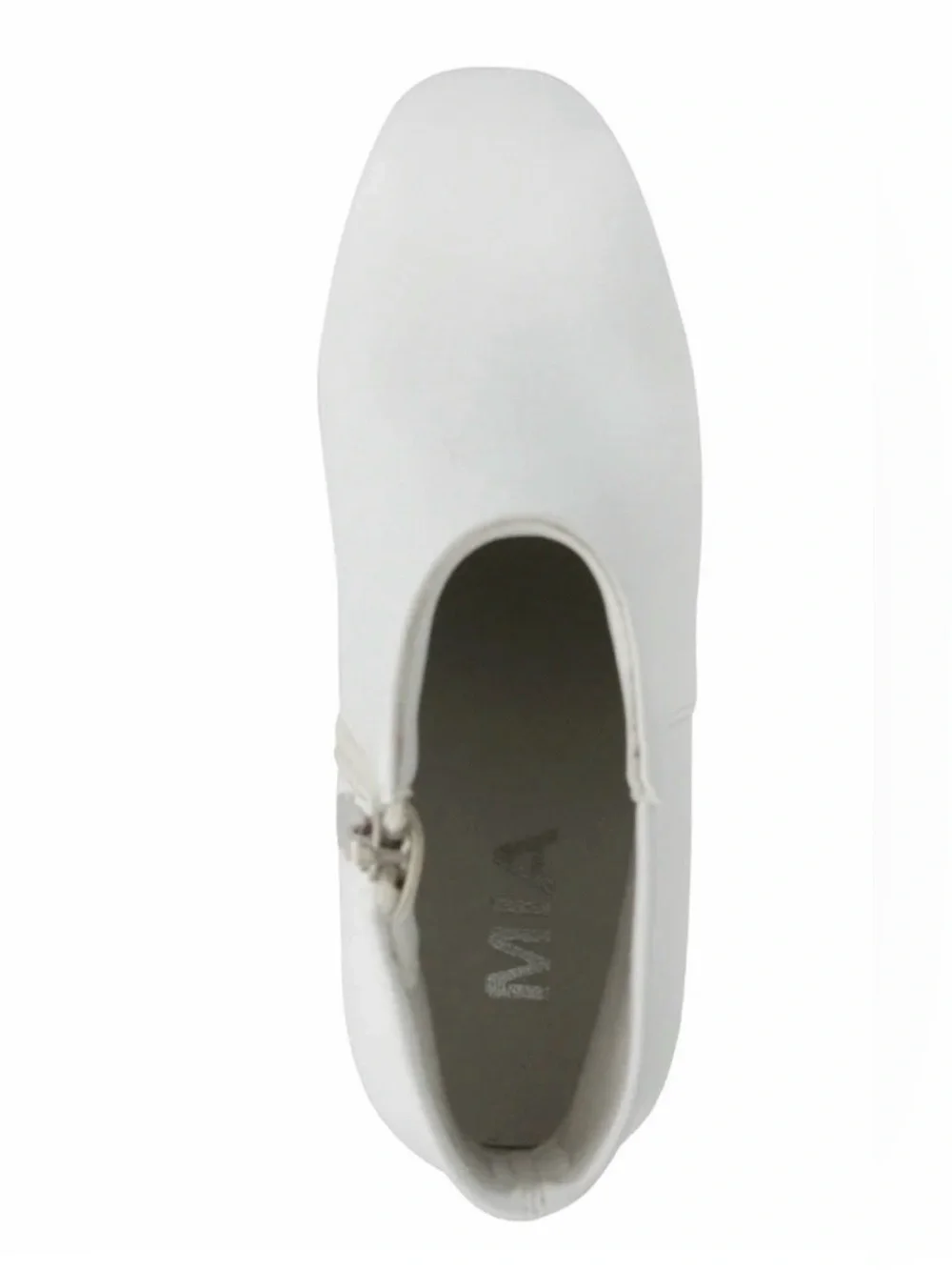 NWT - MIA brand White Block Heel Ankle Boots - Women's Fashion Boot